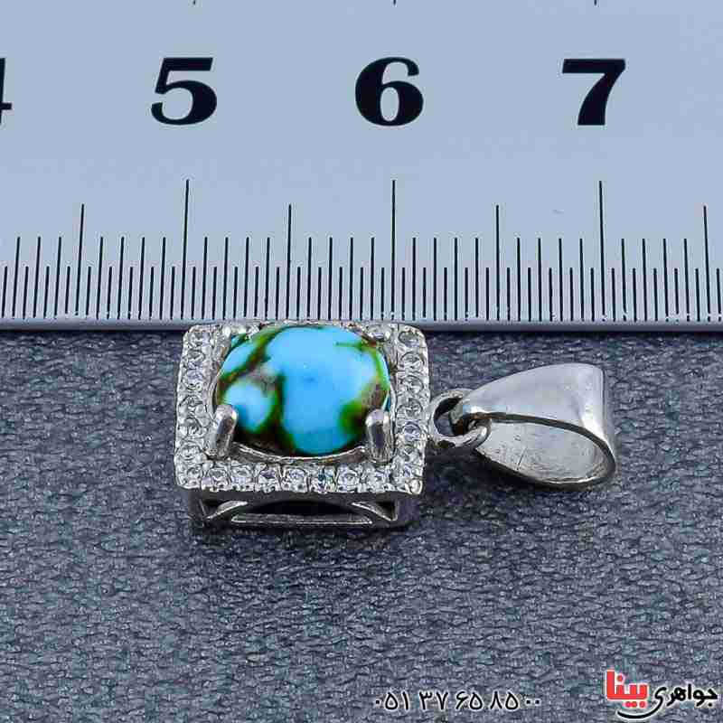 گردنبند فیروزه نیشابوری خوش نقش برند SPN _کد:20905