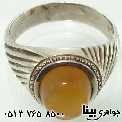 انگشتر عقیق یمنی شرف الشمس مردانه