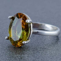 انگشتر الکساندریت رودیوم زنانه بسیار خاص 