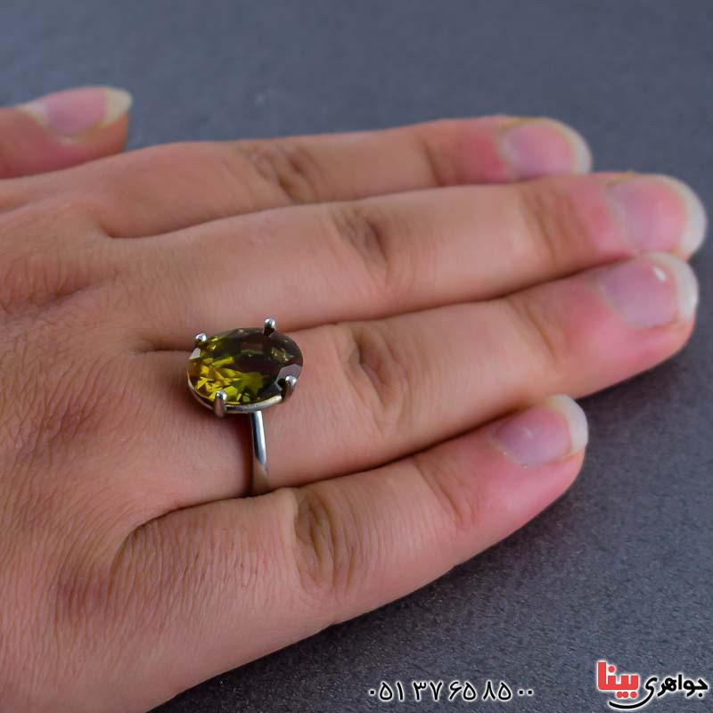 انگشتر الکساندریت رودیوم زنانه بسیار خاص _کد:21007