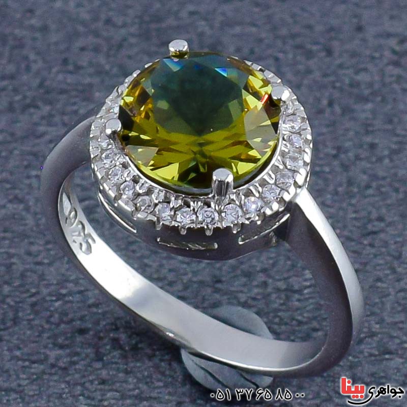 انگشتر الکساندریت رودیوم زنانه بسیار زیبا _کد:21008