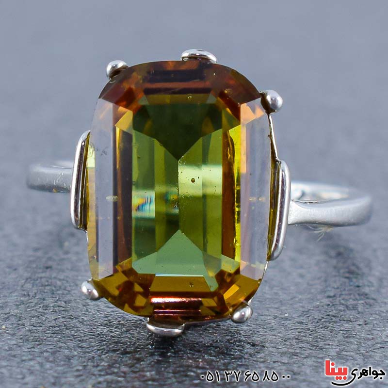 انگشتر الکساندریت زنانه خوشرنگ بسیار خاص _کد:21056