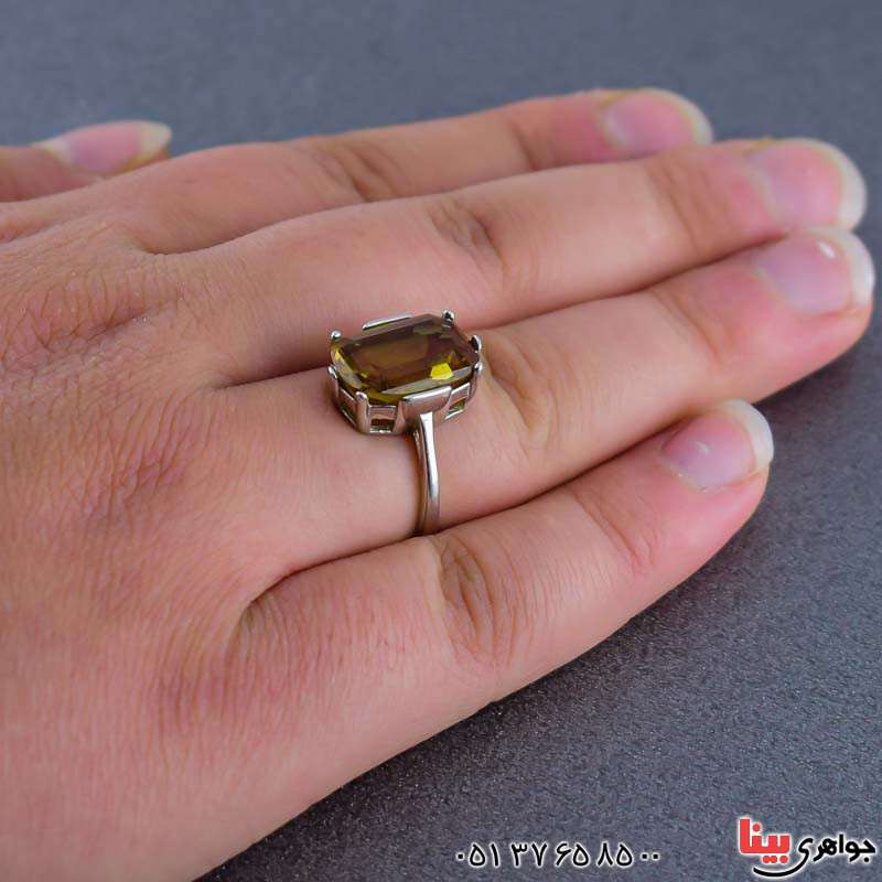 انگشتر الکساندریت زنانه خوشرنگ بسیار خاص _کد:21056