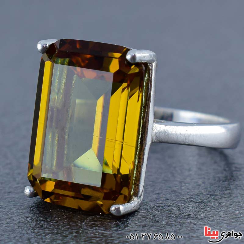 انگشتر الکساندریت زنانه خوشرنگ بسیار خاص _کد:21057