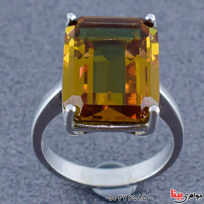 انگشتر الکساندریت زنانه خوشرنگ بسیار خاص _کد:21057