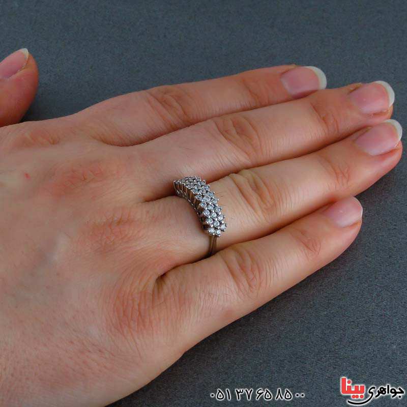 انگشتر نقره زنانه بسیار خاص و زیبا _کد:21068