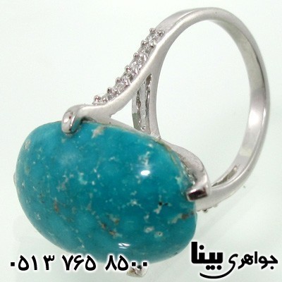 انگشتر فیروزه نیشابوری زنانه فاخر