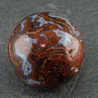 سنگ عقیق (گوی) خوش نقش و زیبا 