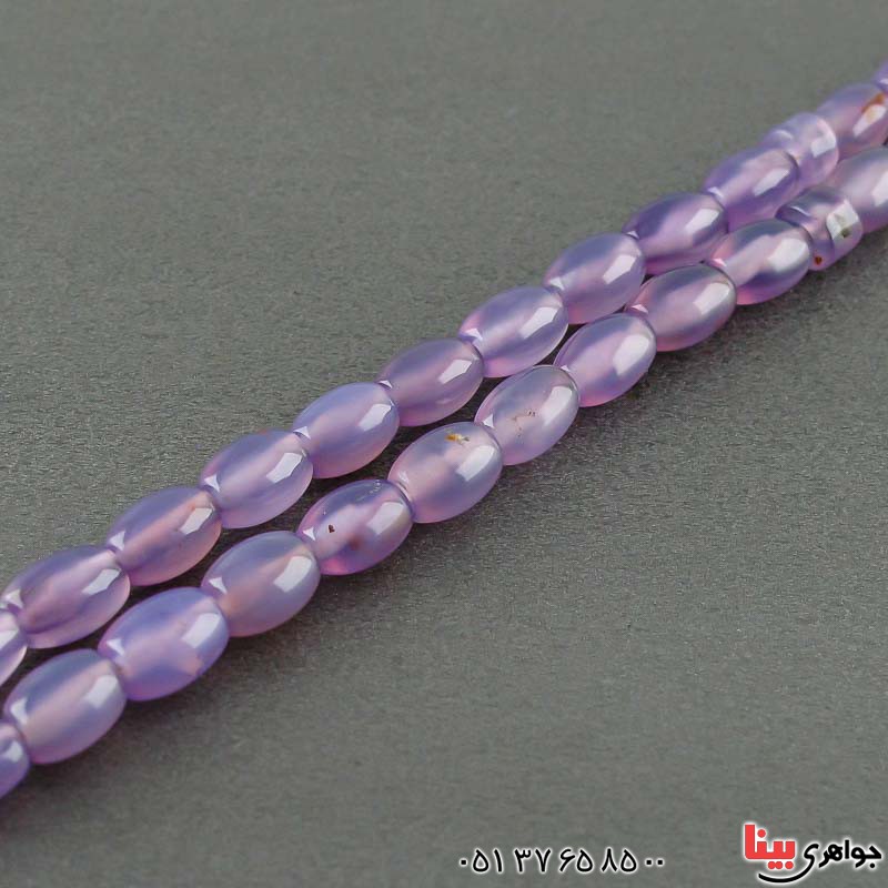 تسبیح عقیق یمنی سوسنی 33 دانه ای لاکچری بسیارشفاف _کد:21125