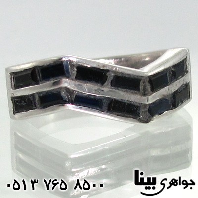 انگشتر عقیق سیاه (اونیکس) حلقه هفتی