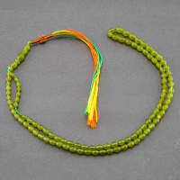 تسبیح شامقصود افغان زرد 101 دانه ای درجه یک خوشرنگ 