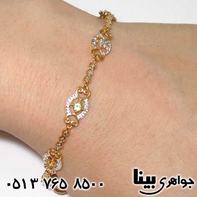 دستبند چند جواهر زنانه ظریف