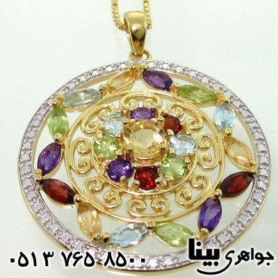 گردنبند چند جواهر منظومه جواهرات