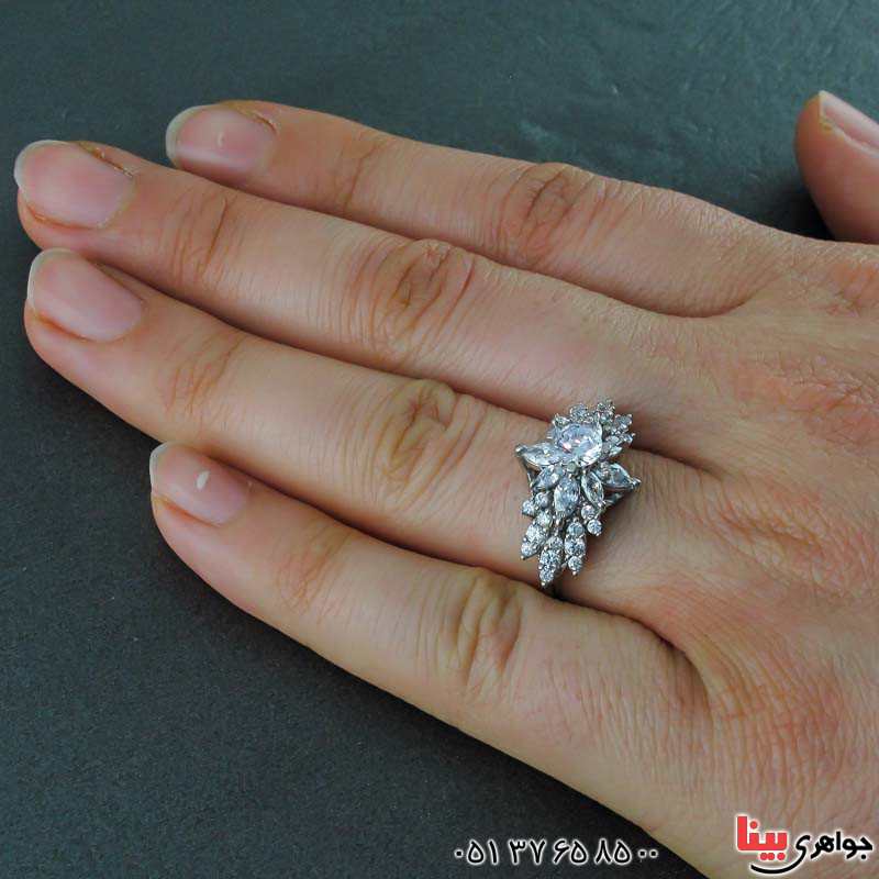 انگشتر نقره زنانه بسیار زیبا _کد:21297