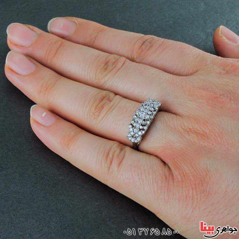 انگشتر نقره زنانه بسیار زیبا _کد:21299