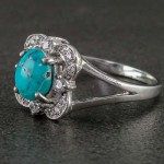 نیشابوری رودیوم زنانه زیبا _کد:21398