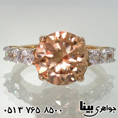 انگشتر کوارتز تراش برلیانی