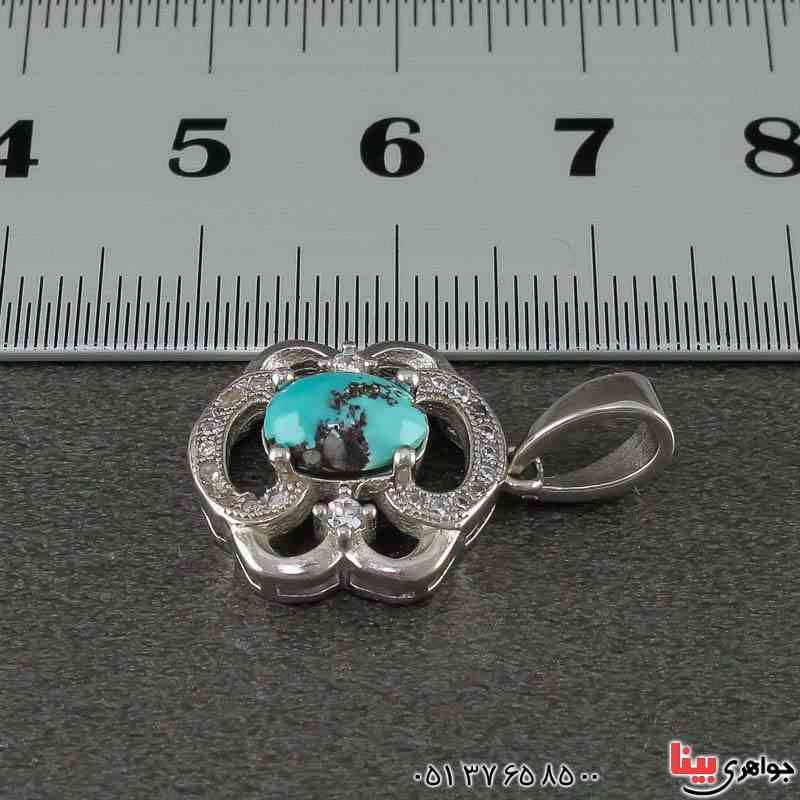 گردنبند فیروزه نیشابوری بسیار زیبا _کد:21453