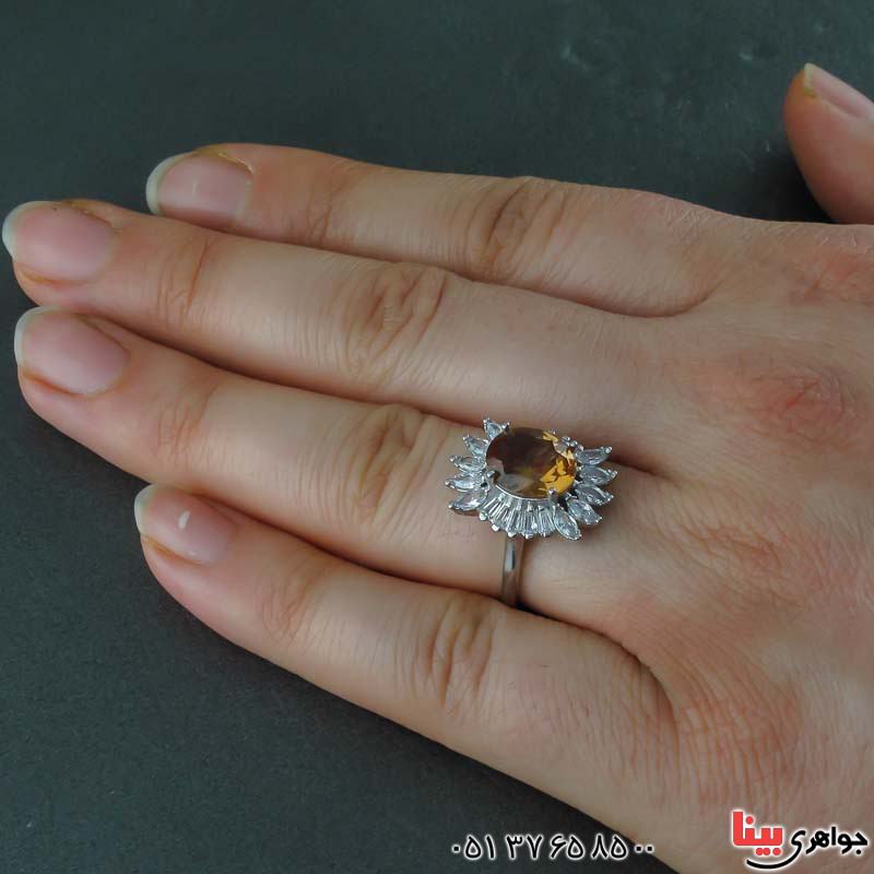 انگشتر الکساندریت رودیوم زنانه بسیار زیبا _کد:21470