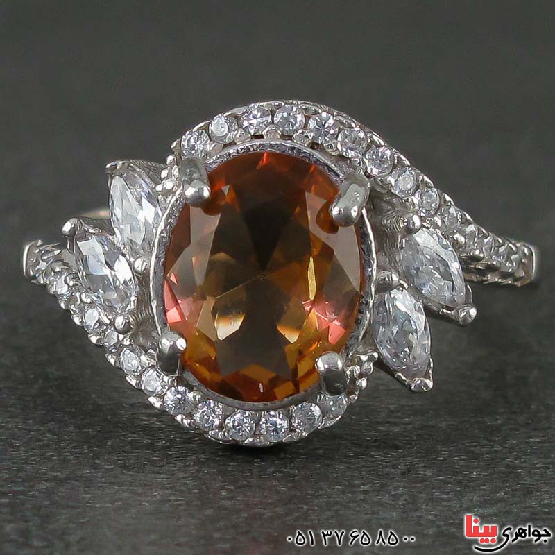 انگشتر الکساندریت رودیوم زنانه بسیار خاص _کد:21472