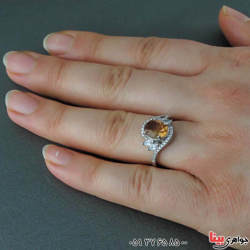 انگشتر الکساندریت رودیوم زنانه بسیار خاص _کد:21472