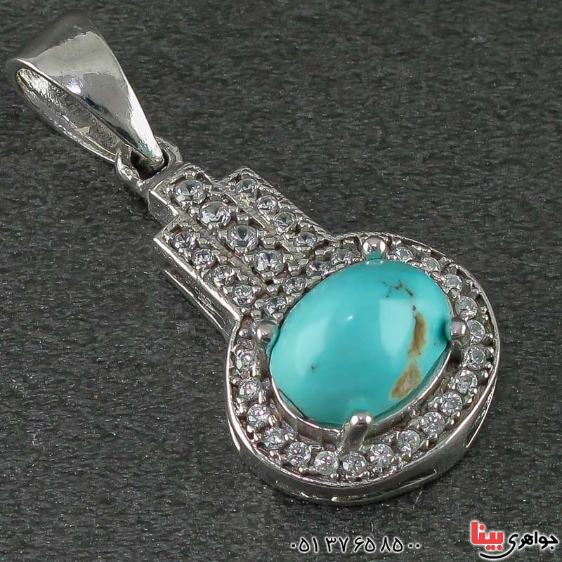 گردنبند فیروزه نیشابوری بسیار زیبا _کد:21483