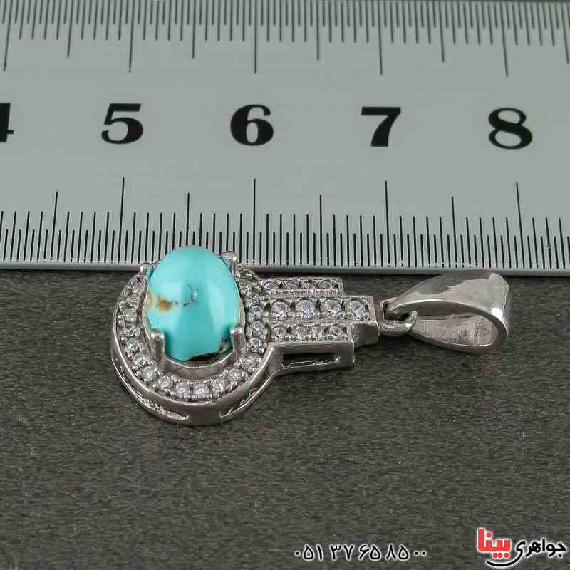 گردنبند فیروزه نیشابوری بسیار زیبا _کد:21483