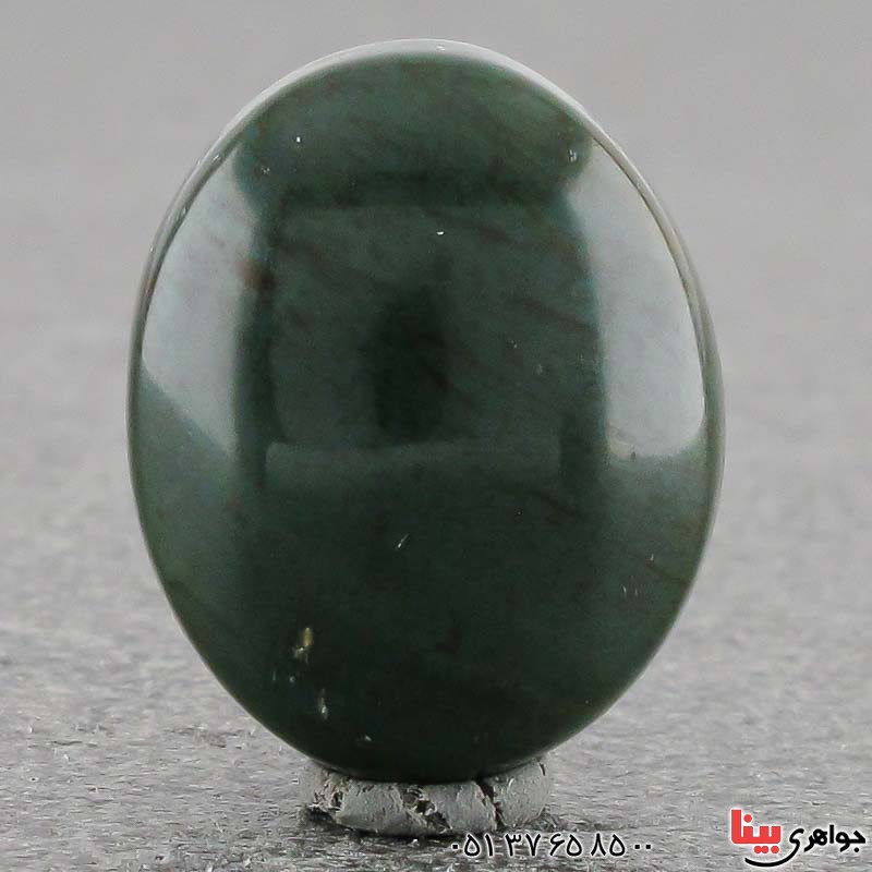 نگین انگشتر یشم یمنی درشت خوشرنگ _کد:21502