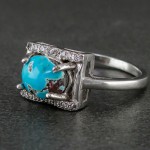 نیشابوری رودیوم زنانه بسیار زیبا _کد:21588