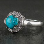 نیشابوری رودیوم زنانه بسیار زیبا _کد:21591