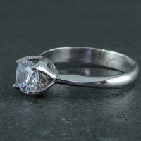 انگشتر نقره زنانه بسیار خاص _کد:21695