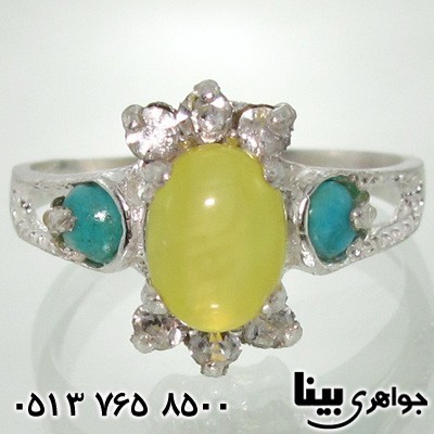 انگشتر چند جواهر سنتی زنانه