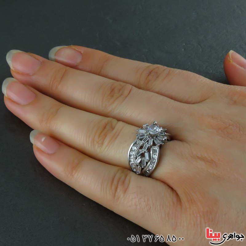 انگشتر نقره زنانه بسیار زیبا _کد:21700