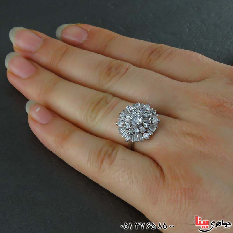 انگشتر نقره زنانه بسیار زیبا _کد:21708