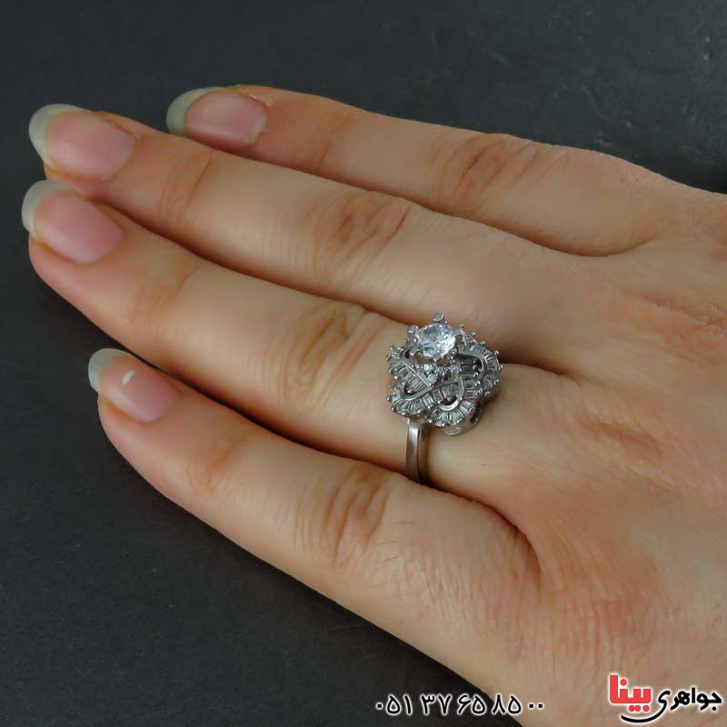 انگشتر نقره زنانه بسیار زیبا _کد:21709