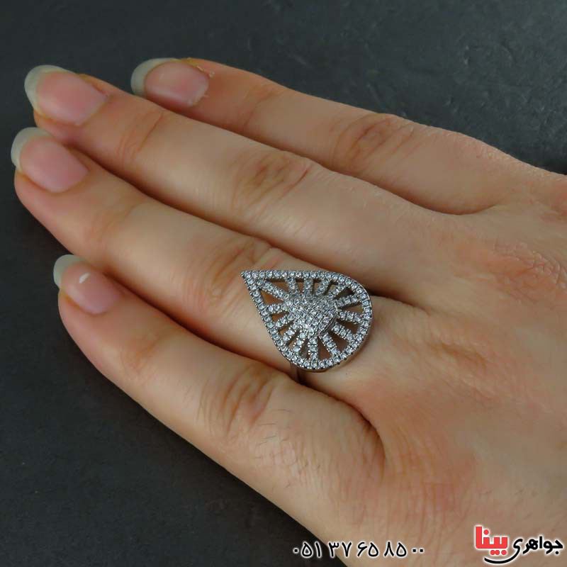 انگشتر نقره زنانه بسیار زیبا _کد:21711