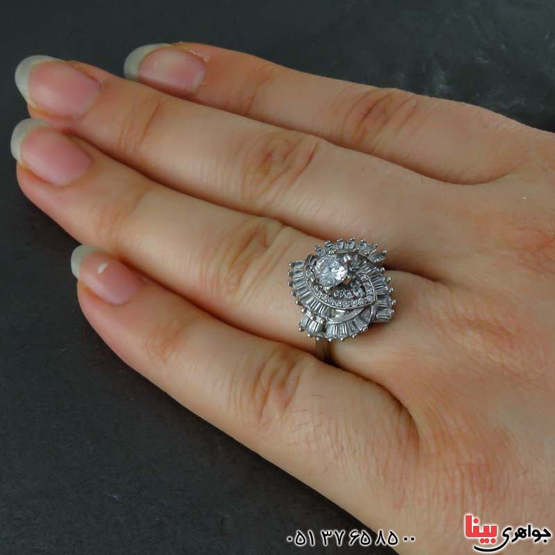 انگشتر نقره زنانه بسیار زیبا _کد:21714