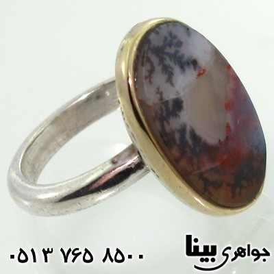 انگشتر عقیق شجری زنانه