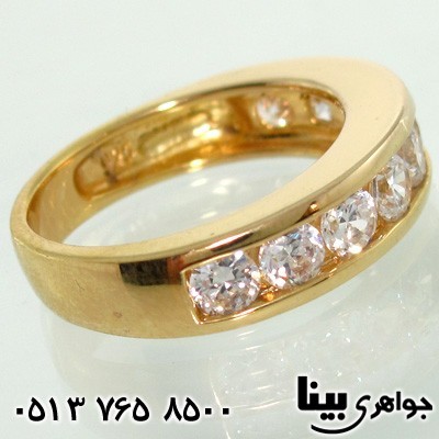 انگشتر کوارتز سفید حلقه