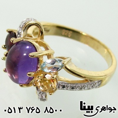 انگشتر چند جواهر زنانه هالیوود
