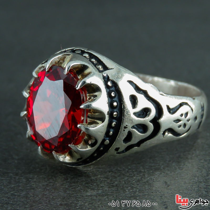 انگشتر یاقوت سرخ بسیار زیبا _کد:21908