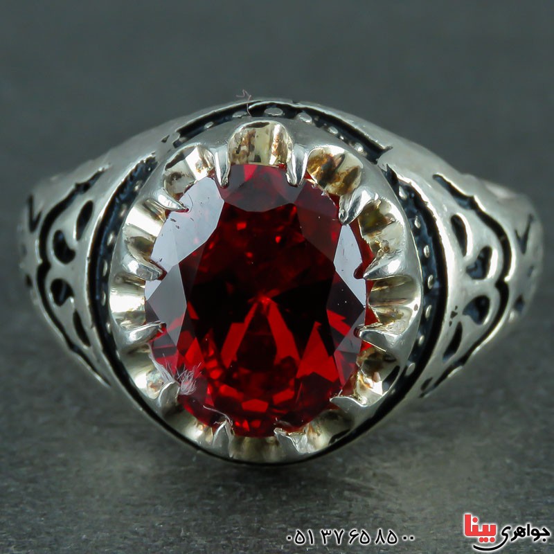 انگشتر یاقوت سرخ بسیار زیبا _کد:21908