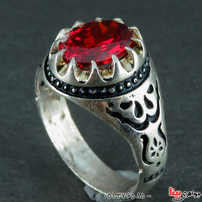انگشتر یاقوت سرخ بسیار زیبا _کد:21908