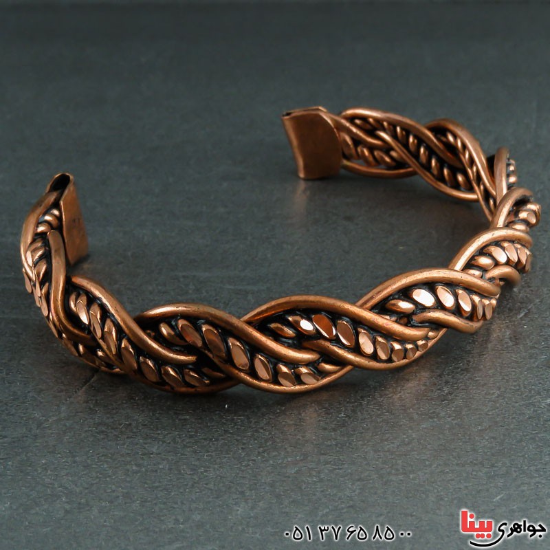 دستبند مسی بسیار خاص _کد:21978