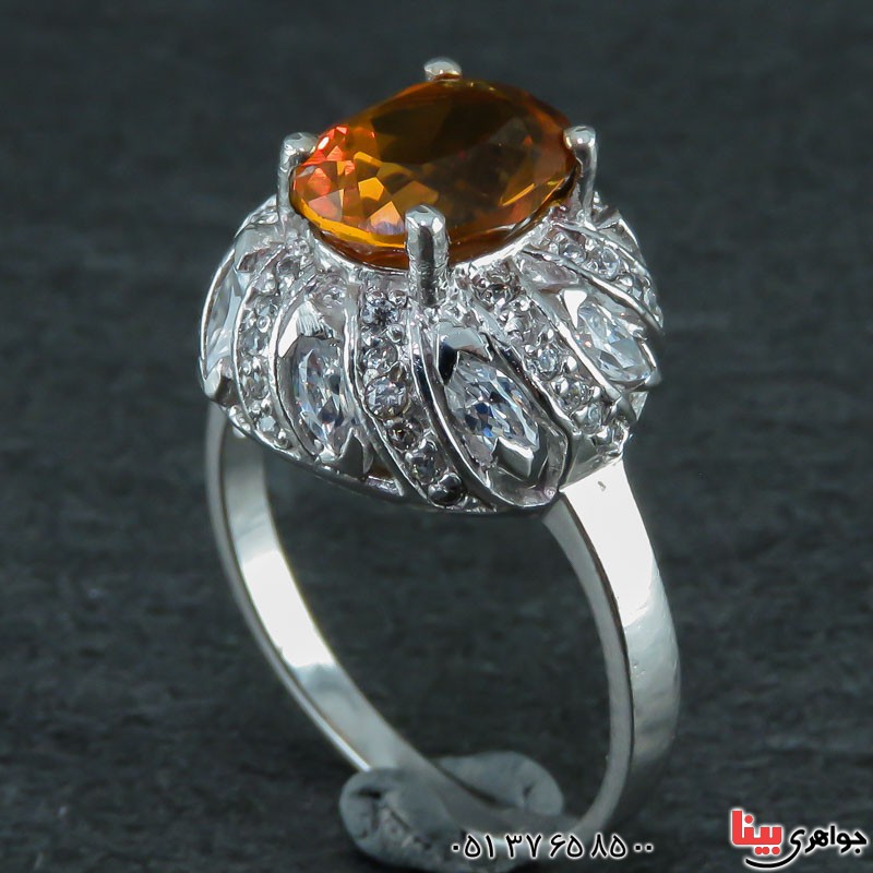 انگشتر الکساندریت رودیوم زنانه شیک _کد:21986