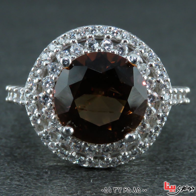 انگشتر الکساندریت رودیوم زنانه خاص و شیک _کد:21987