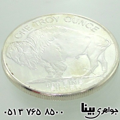 سکه نقره جنگجوی سرخپوست