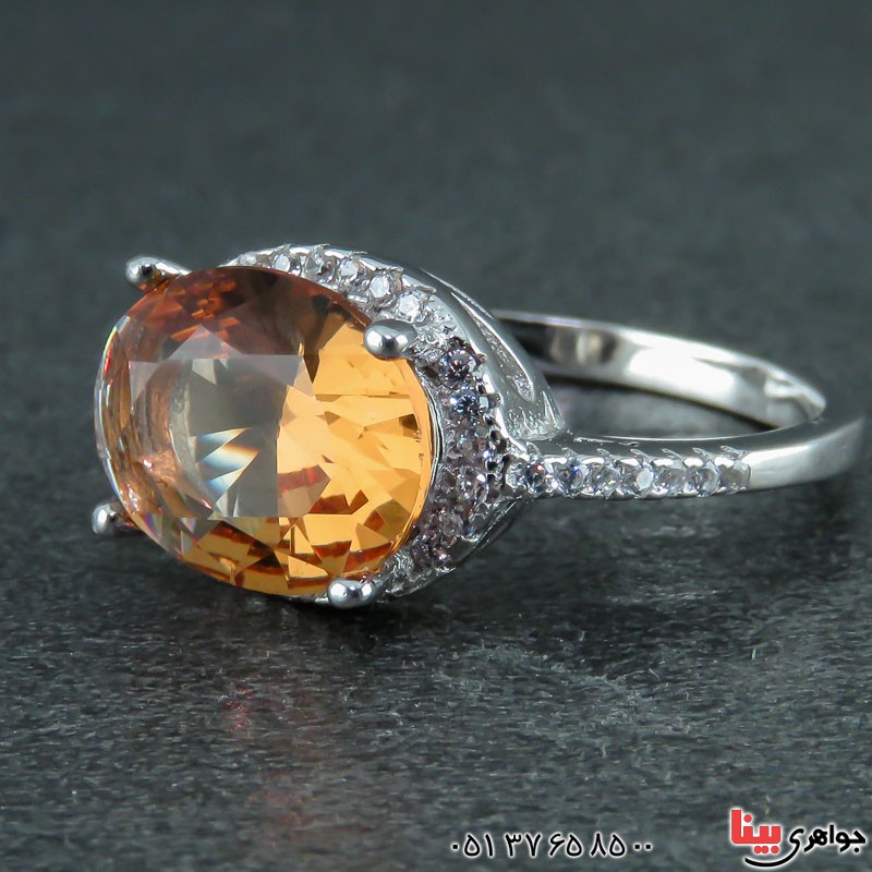 انگشتر الکساندریت رودیوم خاص و شیک برای خانم ها _کد:22051