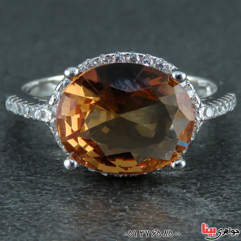 انگشتر الکساندریت رودیوم خاص و شیک برای خانم ها _کد:22051