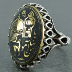 با حکاکی یا ضامن آهو _کد:22140